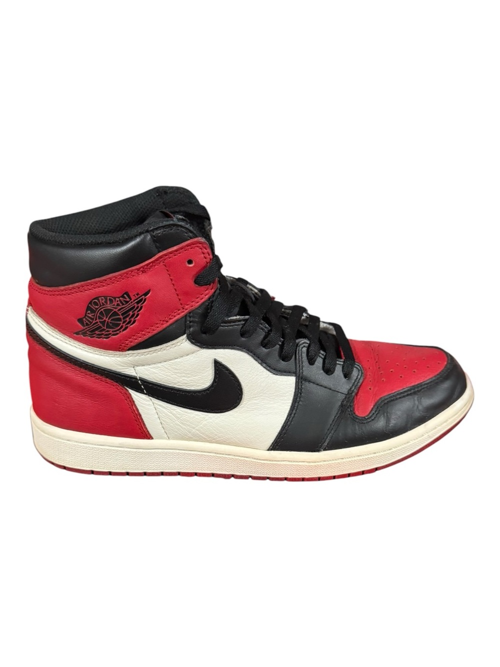 Jordan 1 Bred Toe Sz 10.5